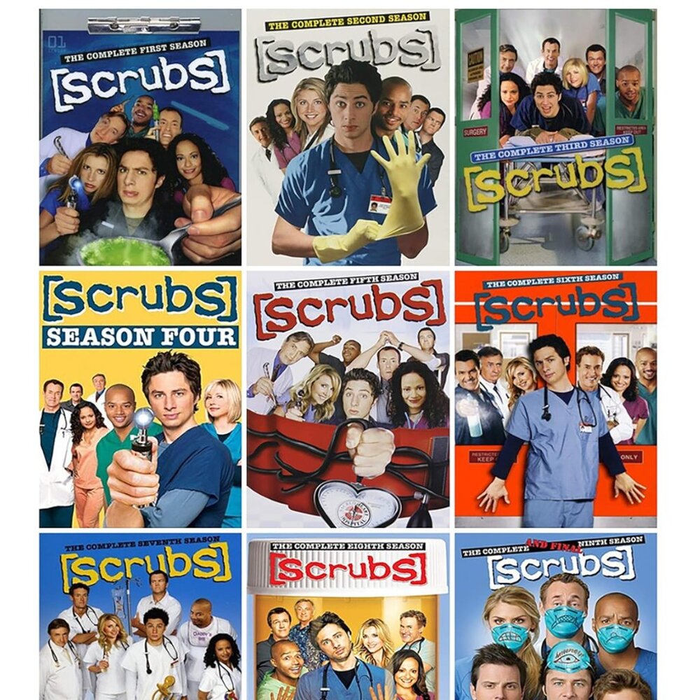SCRUBS SHOW All 9 seasons